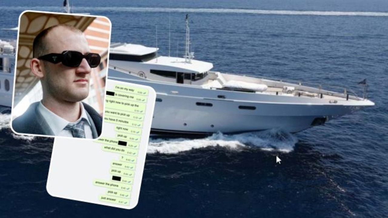 ‘Don’t want to leave fingerprints’: Superyacht staffer admits horror abduction