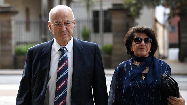 Eddie Obeid arrives at the Supreme Court of NSW in Sydney. Picture: AAP