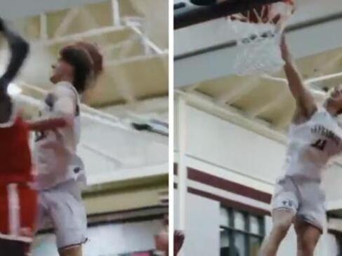 HUGE Johnny Furphy dunk gets scouts salivating