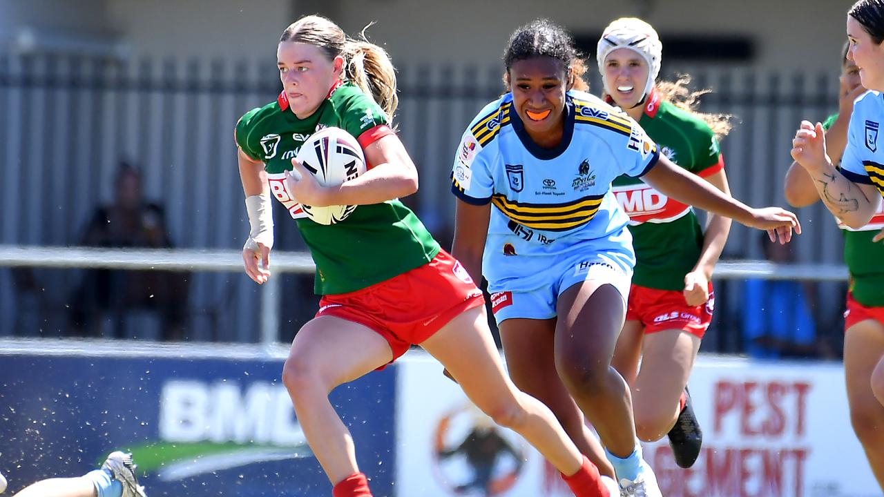 Harvey Norman under 19 rugby league between Wynnum-Manly and Norths Devils. Saturday February 25, 2022. Picture, John Gass