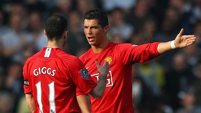 Cristiano Ronaldo and Ryan Giggs.