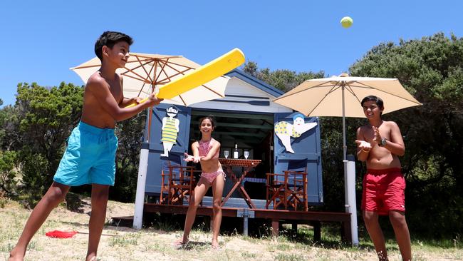 Rye campsites like this one would be fenced under a council plan to get foreshore camping open this year. Picture: David Geraghty / The Australian.