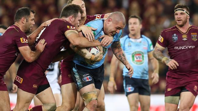 NSW's David Klemmer during State of Origin. Picture: Brett Costello