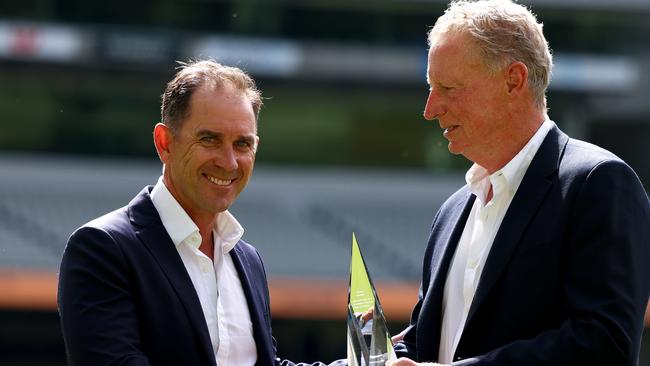 Justin Langer may be offered a two year deal Picture: Getty Images