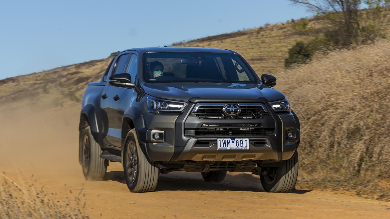 The Toyota HiLux is the best selling vehicle in Australia through the first seven months. Picture: Mark Bean