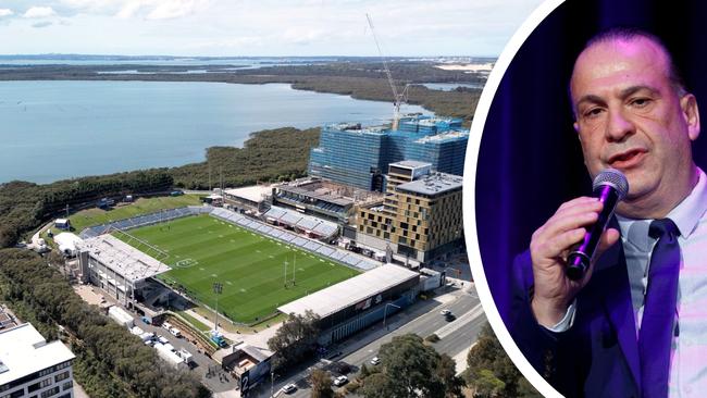 Peter V'landys has promised more funding for PointsBet Stadium.