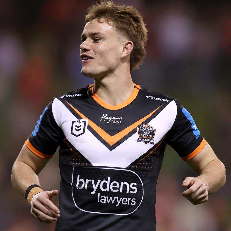 Tigers No. 6 Lachlan Galvin. Picture: Jason McCawley/Getty Images