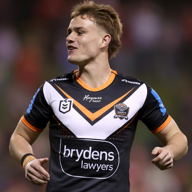 Tigers No. 6 Lachlan Galvin. Picture: Jason McCawley/Getty Images