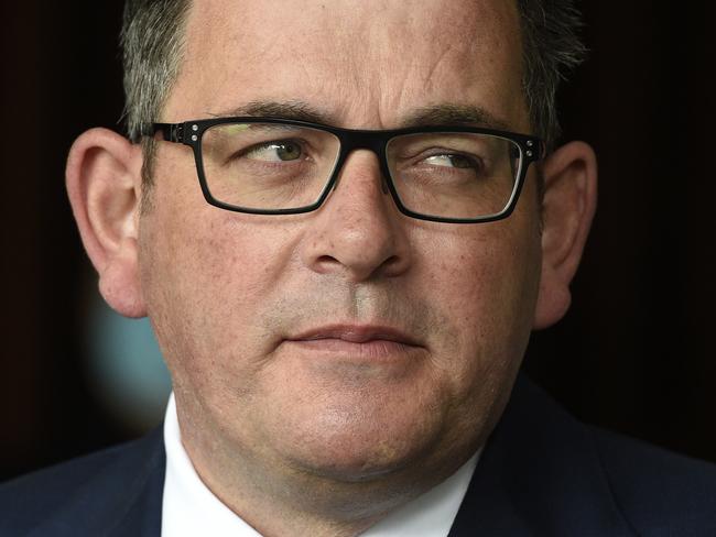 MELBOURNE, AUSTRALIA - NewsWire Photos NOVEMBER 16, 2021: Victorian Premier Daniel Andrews speaks to the media at Parliament House in Melbourne. Picture: NCA NewsWire / Andrew Henshaw