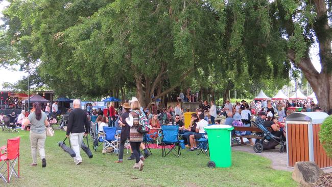 Crowds of thousands attended this year's Relish Food & Wine Festival.