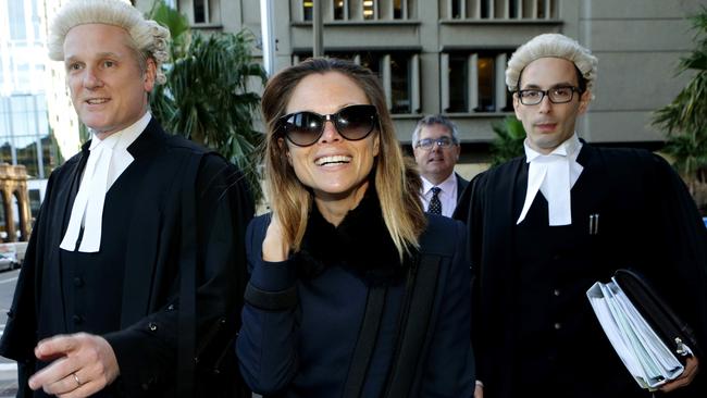 Bianca Rinehart arrives for a court appearance earlier this year in Sydney. Picture: Stephen Cooper