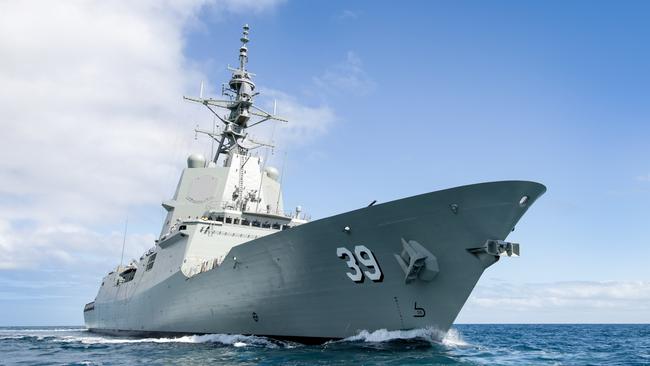 PASSING THE TEST: The air warfare destroyer Hobart has completed her first sea trials with flying colours. <b>PICTURE: AIR WARFARE DESTROYER ALLIANCE</b>