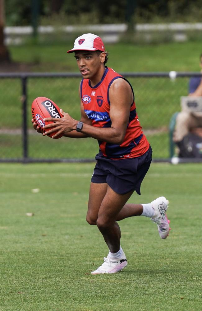 Ricky Mentha at pre-season training. Picture: Melbourne FC Alex Ratcliffe/Melbourne FC