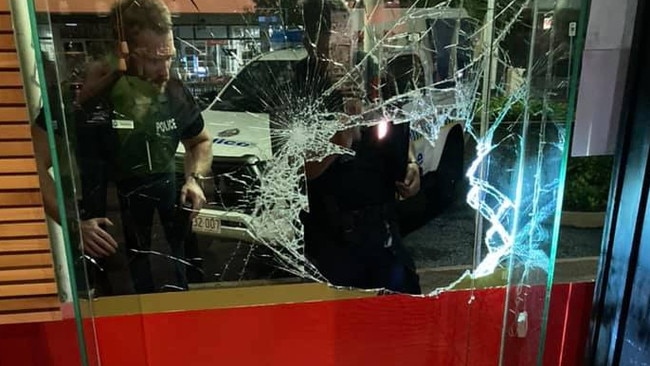 Lazy Susan's Eating House at Cavenagh St, Darwin, was broken into overnight. Picture: Supplied