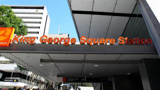 King George Square Bus and Carparking station in the Brisbane CBD, Brisbane CBD Brisbane Monday 10th May 2021 Picture David Clark