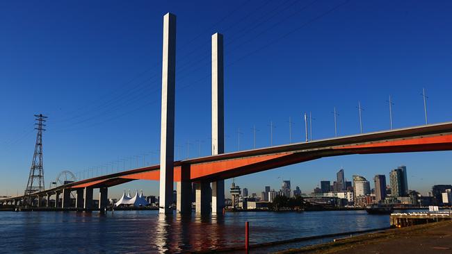 The Bolte Bridge.
