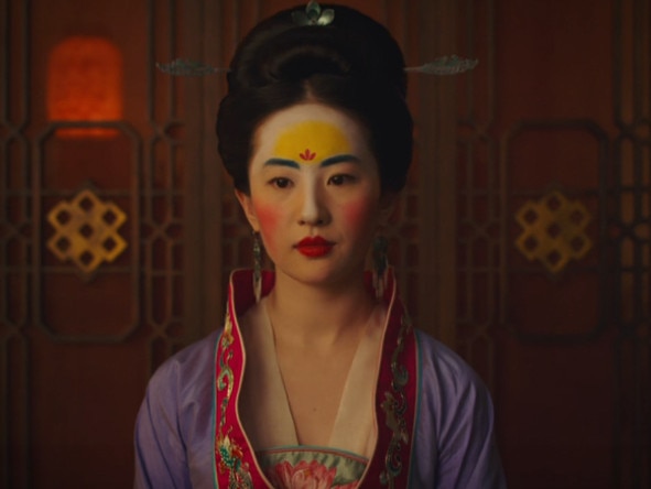 Liu Yifei in a scene from the first trailer for Disneys' live-action remake of the movie Mulan.