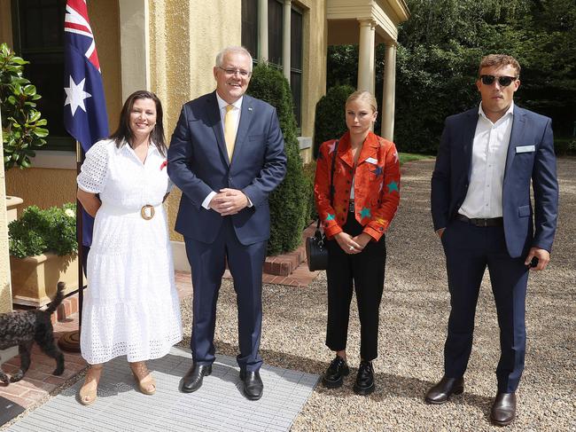 Ms Tame was invited to the 2022 Australian of the Year finalists’ morning tea at The Lodge in Canberra. Picture: NCA NewsWire / Gary Ramage