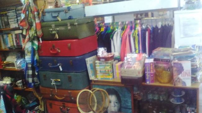 The market has old sporting gear, retro briefcases and vintage movies. Picture: Supplied