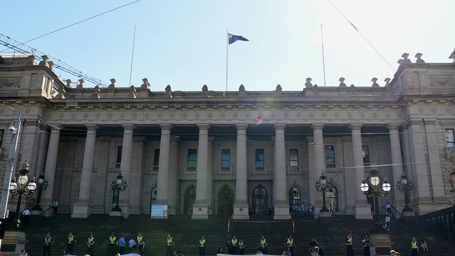 State Parliament as it looks today. Picture: Nicole Garmston