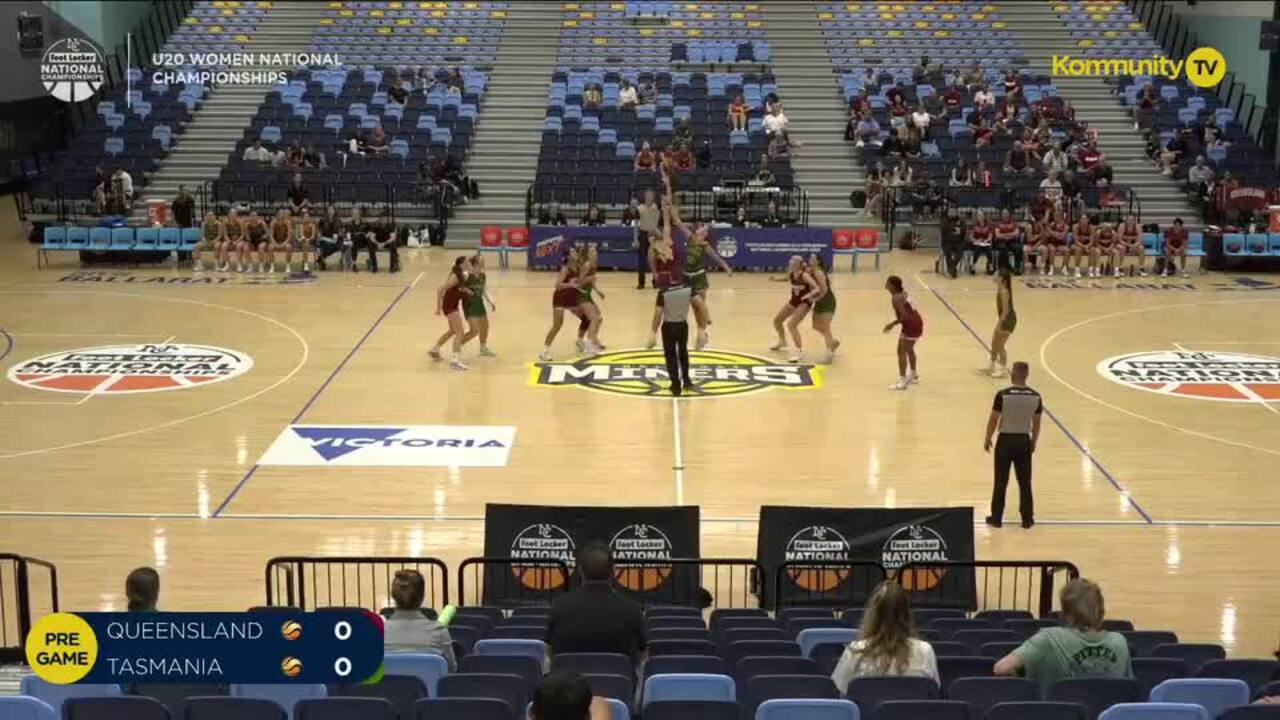 Replay: Queensland v Tasmania (U20 women quarter final) - 2025 Basketball Australia U20's & Ivor Burge National Championships Day 4