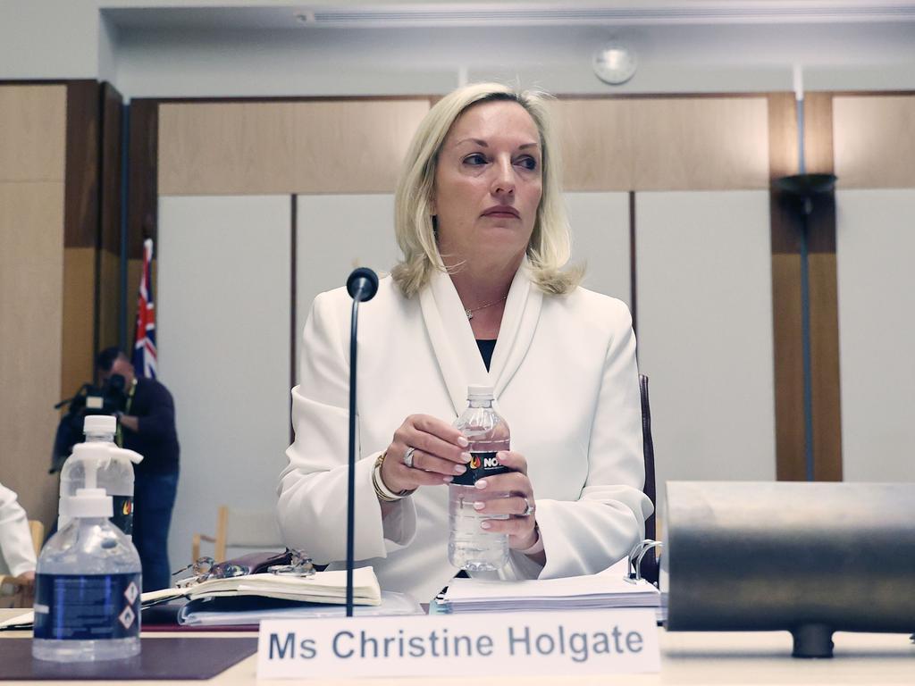 Christine Holgate said MPs had been accused of the ‘most terrible atrocities to women’ and had still kept their jobs. Picture: NCA NewsWire/Gary Ramage