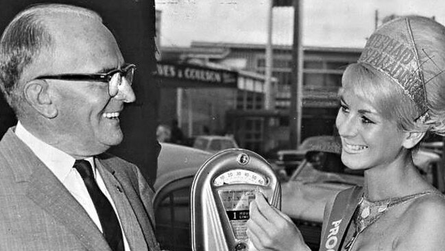 Sir Bruce Small and Veronica Cherry. Picture: Supplied.