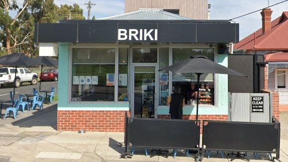 Briki Cafe in Thornbury was allegedly vandalised by anti-vaxxers. Picture: Google Maps