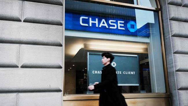 Chase is the US’ largest bank. (Photo by SPENCER PLATT / GETTY IMAGES NORTH AMERICA / Getty Images via AFP)