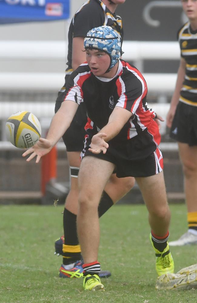 QLD Rugby Union State Championships (17-18 years boys) at the Townsville Sports Precinct. Saturday May 24. Wide Bay against Capricorn. Picture: Evan Morgan