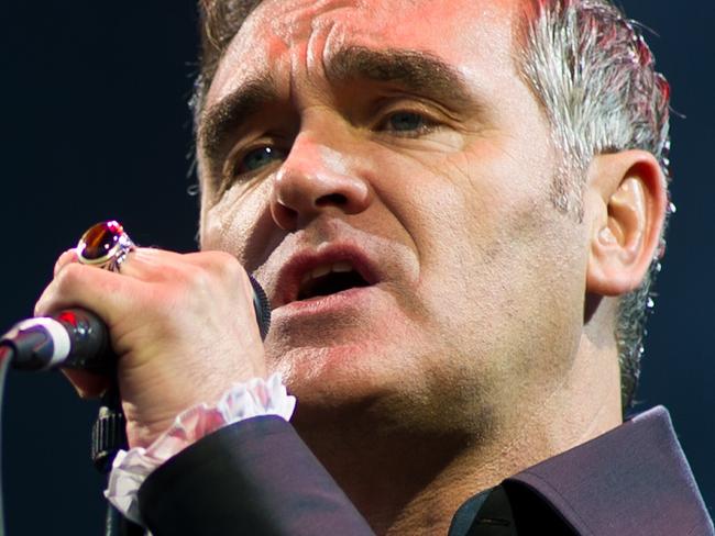 FILE - October 16, 2013: 'Morrissey', the long awaited autobiography from the former Smiths' frontman, is due to be released on October 17th. GLASTONBURY, ENGLAND - JUNE 24: Morrissey performs live on the pyramid stage during the Glastonbury Festival at Worthy Farm, Pilton on June 24, 2011 in Glastonbury, England. The festival, which started in 1970 has grown into Europe's largest music festival attracting more than 175,000 people over five days (Photo by Ian Gavan/Getty Images)