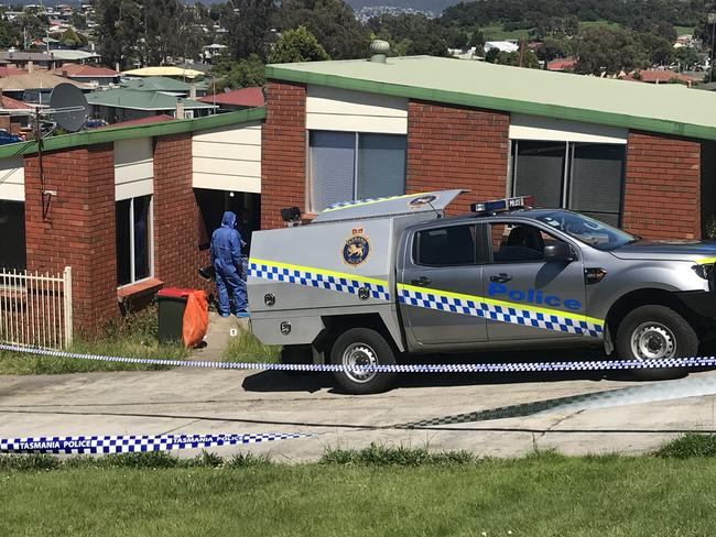 Forensics crews on the scene of the alleged Ravenswood stabbing. Picture: Helen Kempton