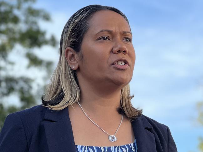 NT Opposition Leader Selena Uibo has announced her shadow Cabinet. Picture: Fia Walsh.