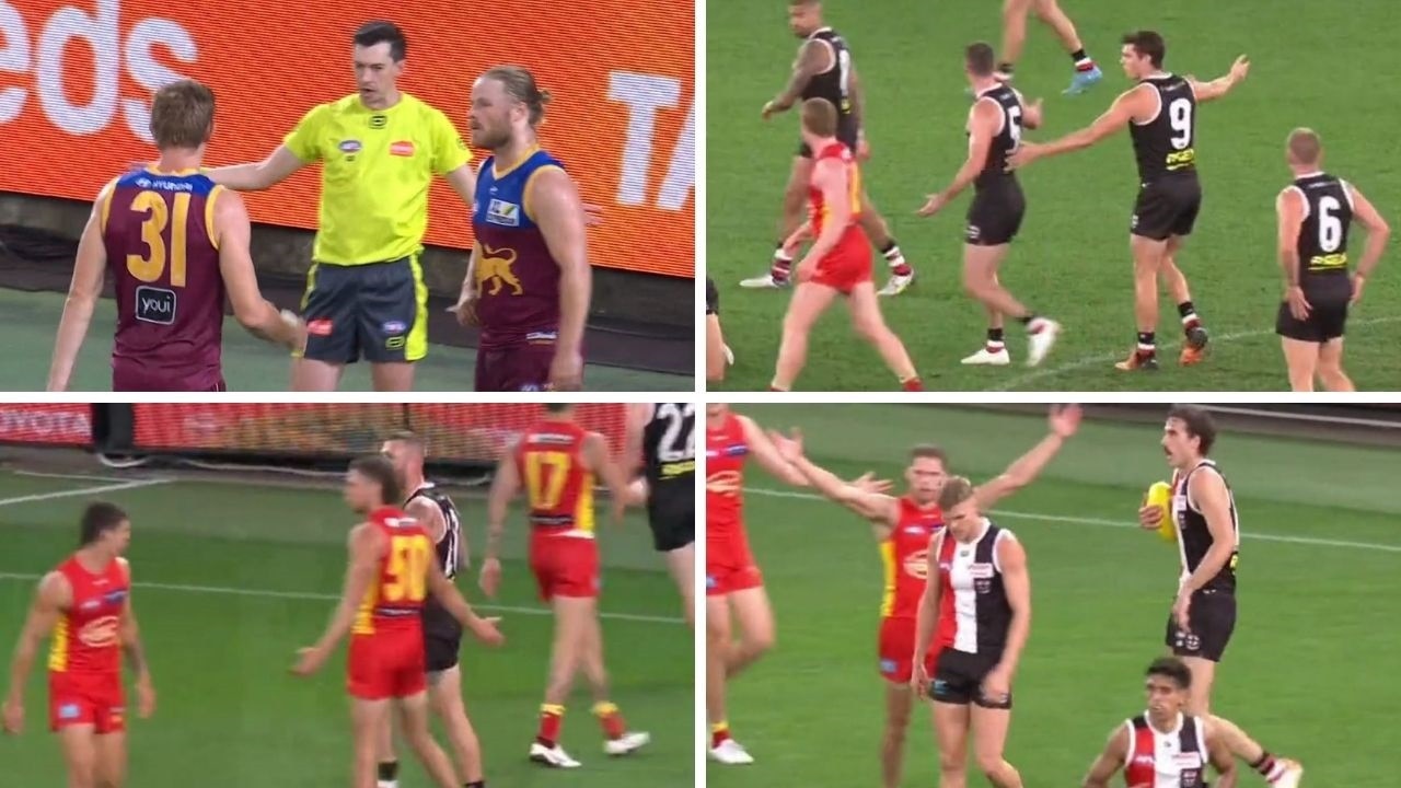Arms up if you've got questions about the rule.