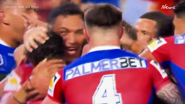 Legend goes berserk as son scores on NRL debut