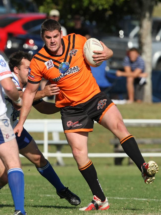 Southport Tigers versus Tugun Seahawks at Southport. Southport #11 Chris Hodges.