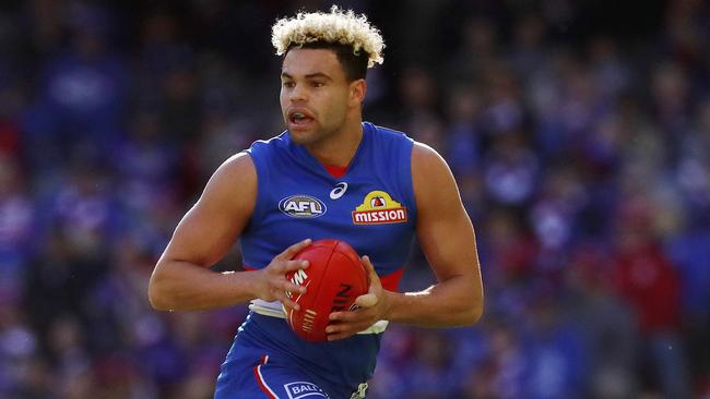 Jason Johannisen re-signs with the Western Bulldogs. Picture: Michael Klein