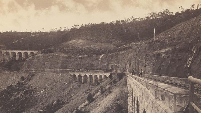 The Great Zig Zag Railway, circa 1870, courtesy of the State Library of NSW. The line was part of the Main Western Line from 1869 to 1910, and operated as a heritage railway from 1975 to 2012.