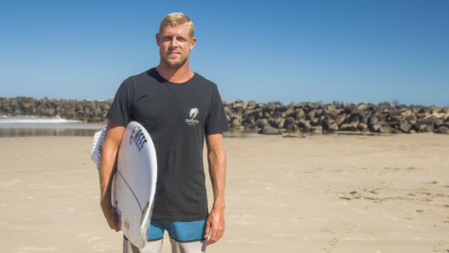 Mick Fanning preparing for life out of the water.