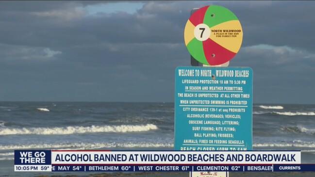 Wildwood bans alcohol on beach, boardwalk ahead of Memorial Day Weekend