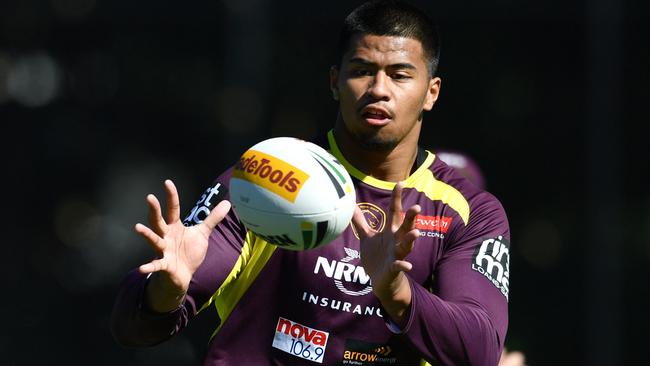 Payne Haas is set to stay put in a major boost for the Broncos. Picture: AAP