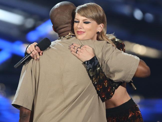 Taylor Swift and Kanye.