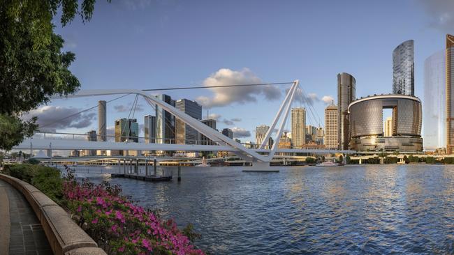 The Star’s $3.6bn, 12ha new site at Queen’s Wharf in Brisbane’s CBD began on August 29. Picture: Supplied