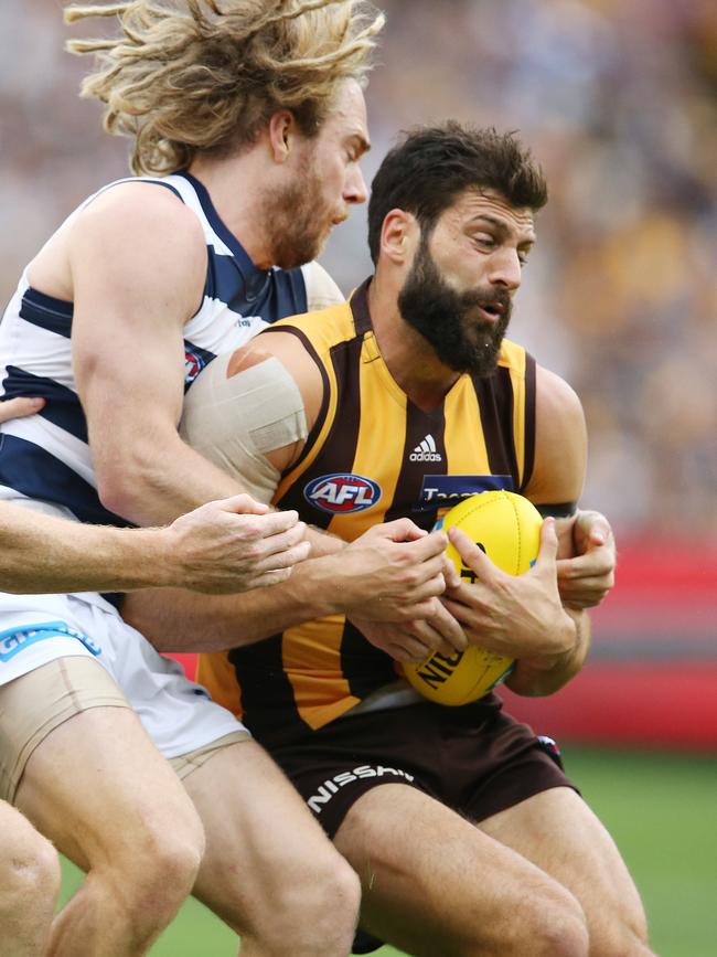 Ex-Hawk David Mirra has joined Collegians.