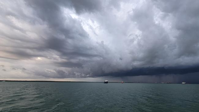 Severe weather has hit the Territory as Cyclone Ellie formed off the NT coast. Picture: Phill Edgar