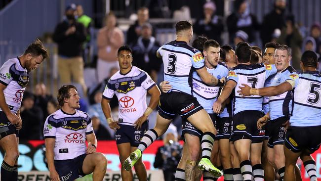 North Queensland nearly scored a sorely-needed win on Thursday. Photo by Cameron Spencer/Getty Images.