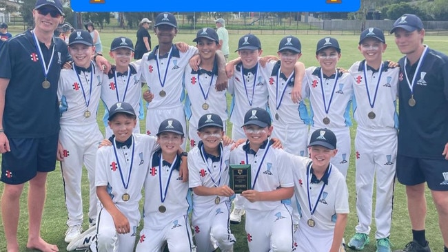 The SECA side shows off the U12 Mitchell Shield. Picture: Facebook