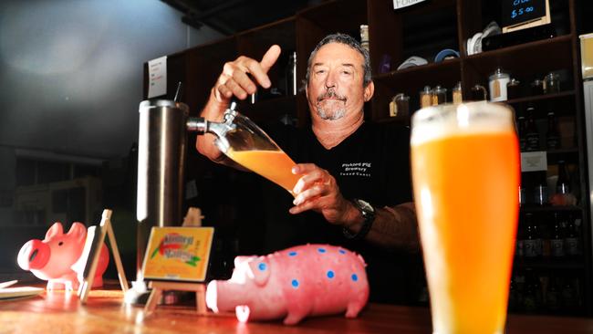 Paul Brewer from the Pickled Pig Brewery at South Tweed Heads