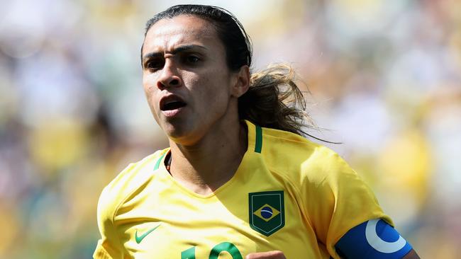 The Wanderers pushed hard to sign Brazilian superstar Marta. Picture: AFP