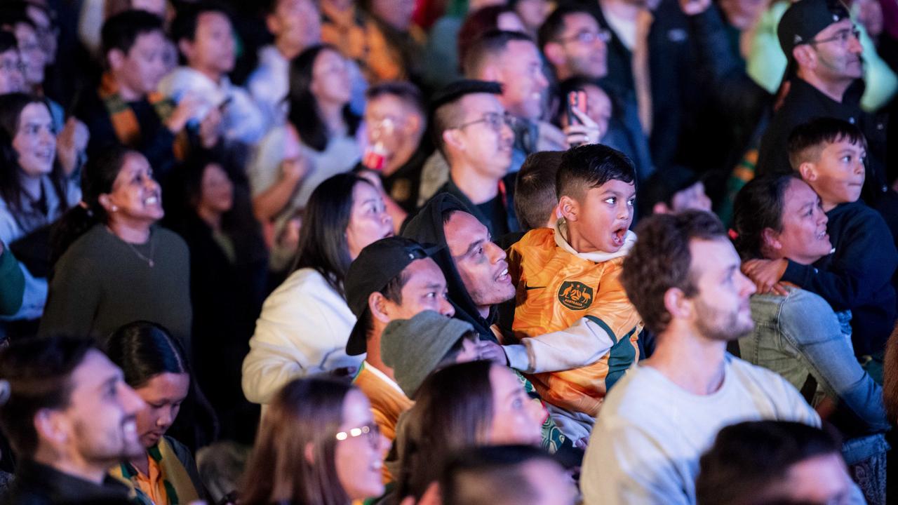 Even bigger crowds are anticipated for Wednesday’s match. Picture: NCA NewsWIRE/ Monique Harmer